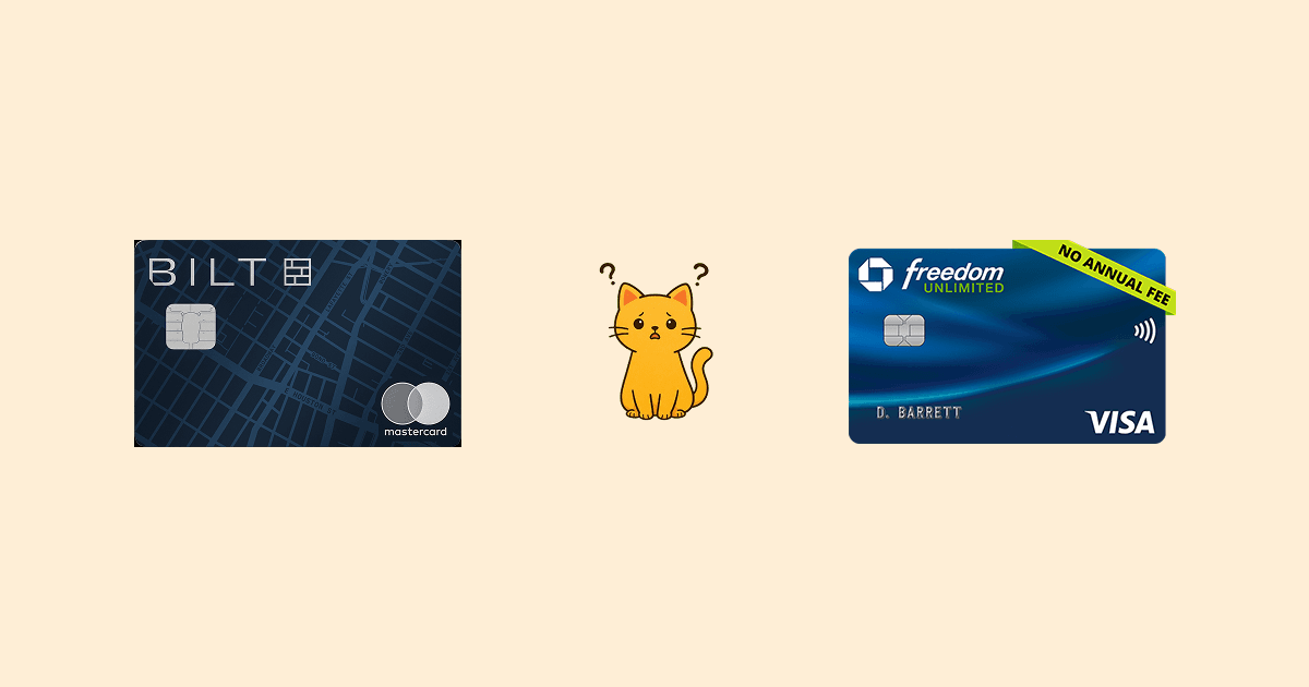 Bilt Blue vs Chase Freedom Unlimited: Which Card Wins in May 2026?