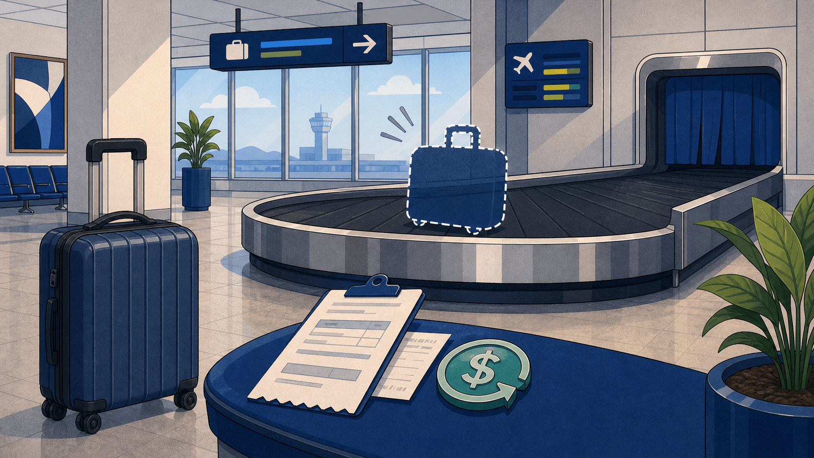 How I made $100 when my checked bag got delayed