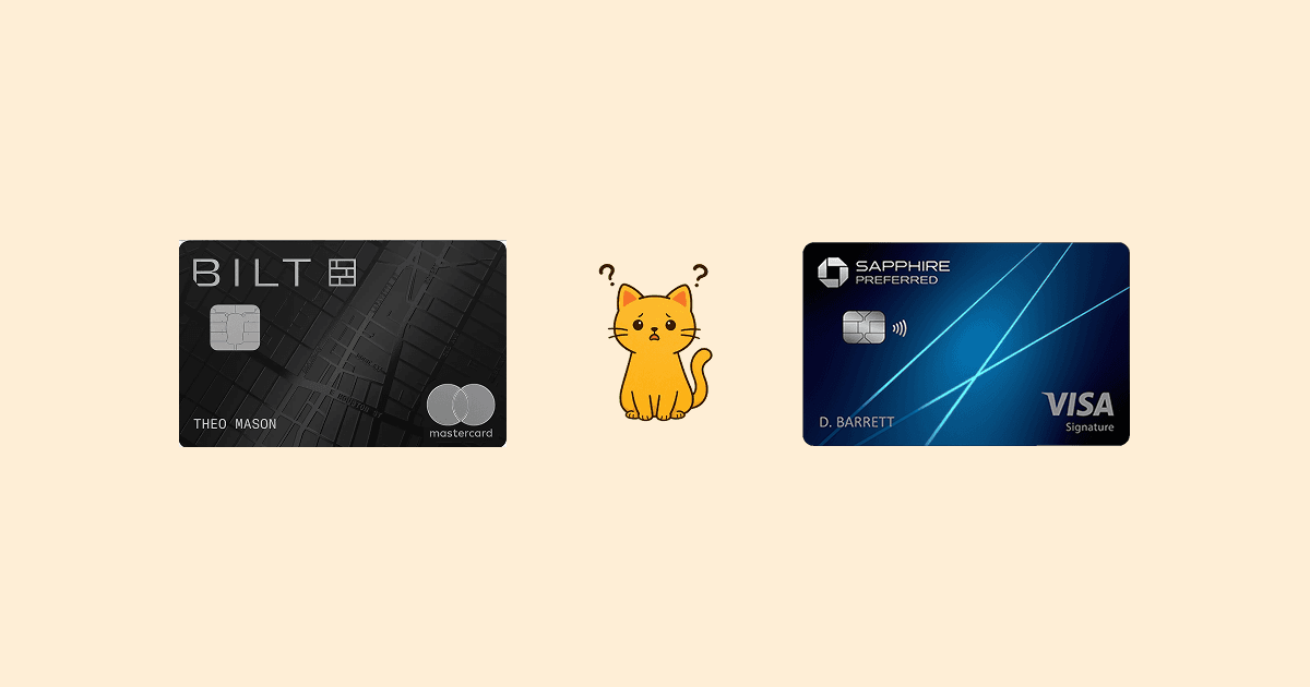 Bilt Obsidian vs Chase Sapphire Preferred (Refreshed): Which Card Wins in July 2026?
