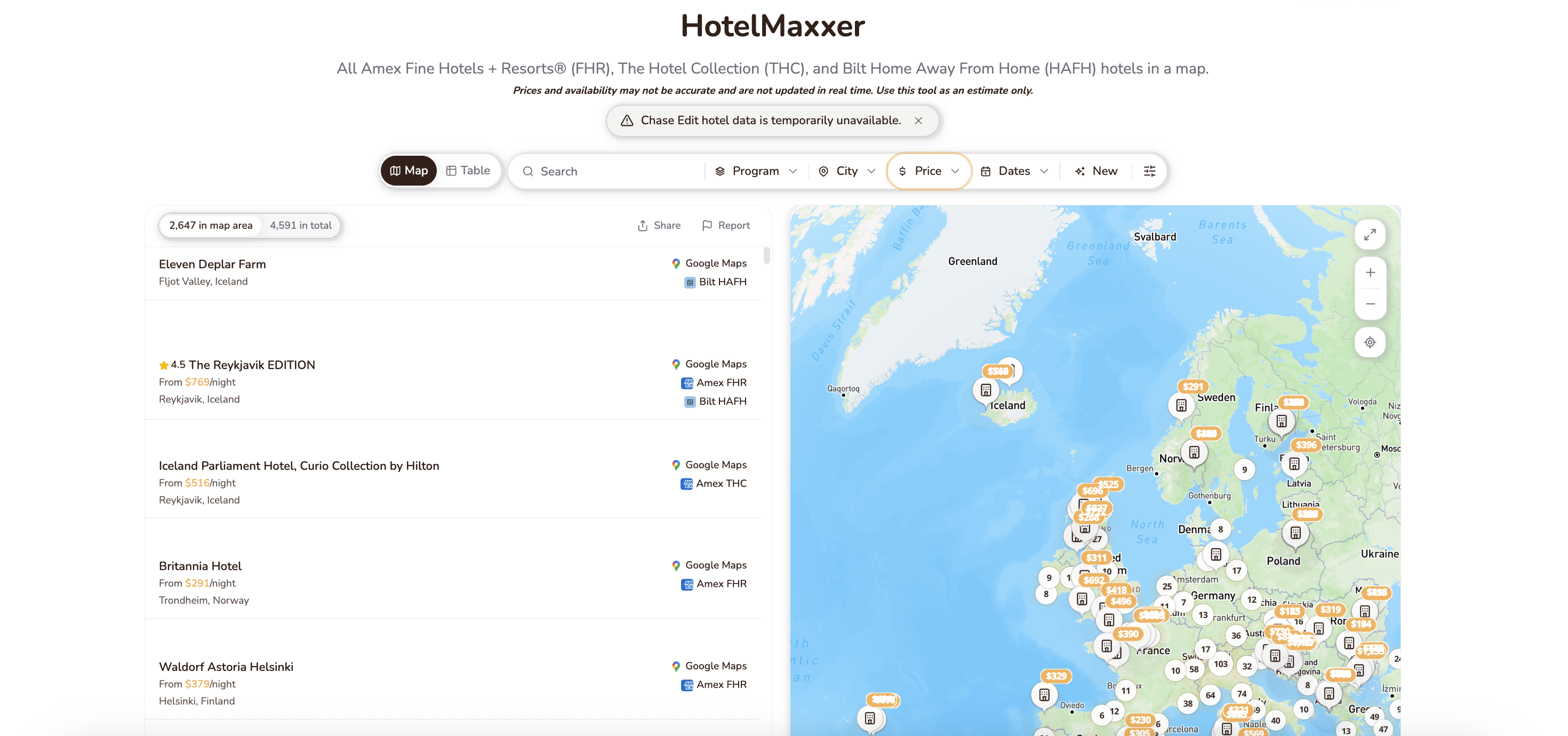 United Renowned Hotels & Resorts Hotel List (2026)